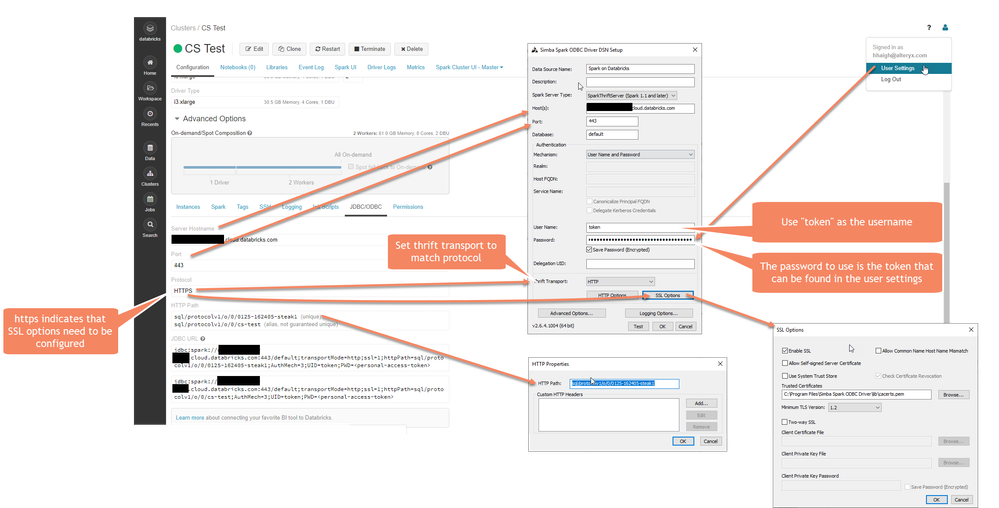 How To: Configure a Databricks Connection - Spark on Databricks non-DCM ...
