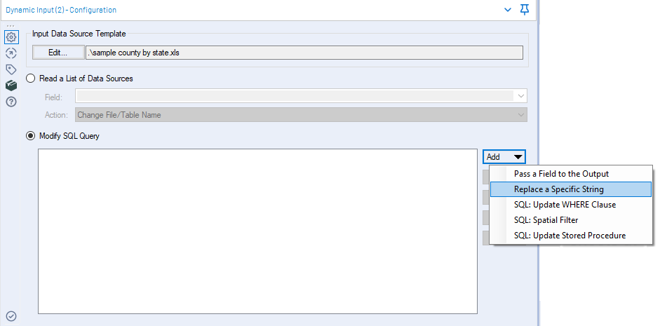 Input Multiple Excel sheets with a Dynamic Input tool