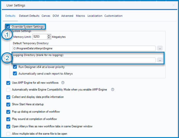 How to enable Engine Logs