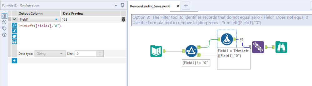 How To: Remove Leading Zeros From a Field