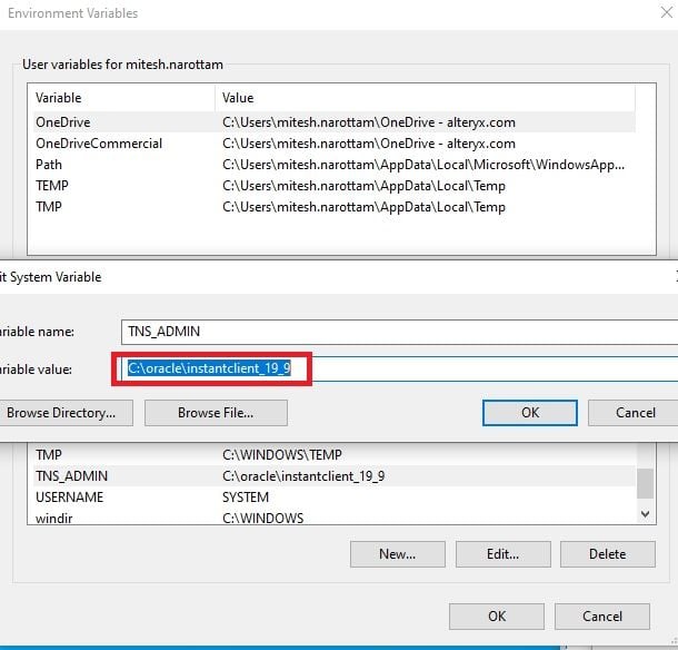 ORA-12154 TNS could not resolve the connect identifier specified