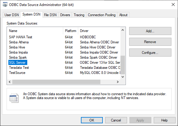 How To: Connect to an ODBC Data Source