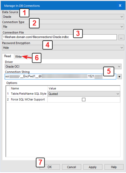 Guide to setting up In-DB Connection Files on a Network Drive