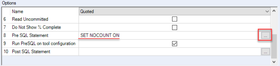 SQL Server read performance is slow in Designer