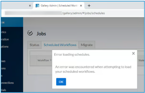 Gallery Errors when using Windows Authentication