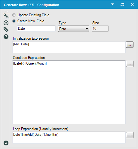 How to use the Generate Rows tool to fill in missing months