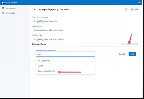 How to set up Google Big Query Bulk Write in Designer 22.3