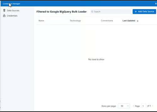 How to set up Google Big Query Bulk Write in Designer 22.3