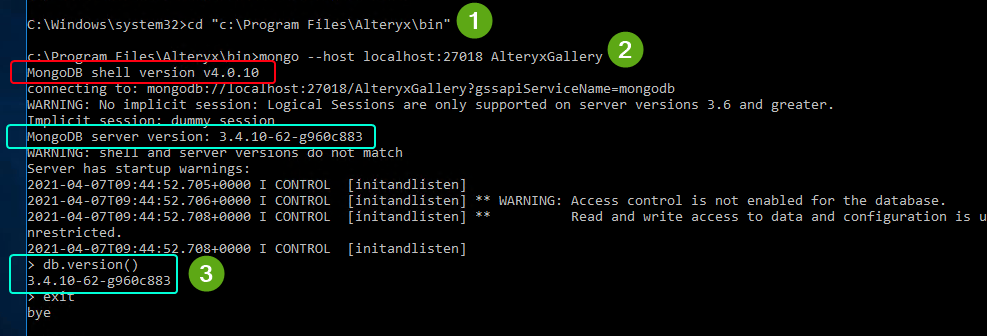 How To Get the Version of your MongoDB Database (Embedded MongoDB)