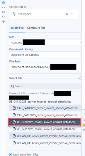 SharePoint Output error file name or file name by field cannot be empty