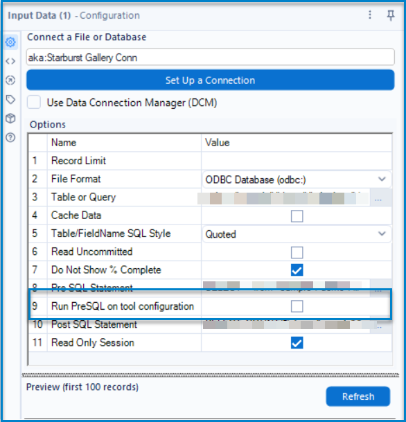 Starburst: PreSQL and PostSQL are not executed on Server if Run PreSQL ...
