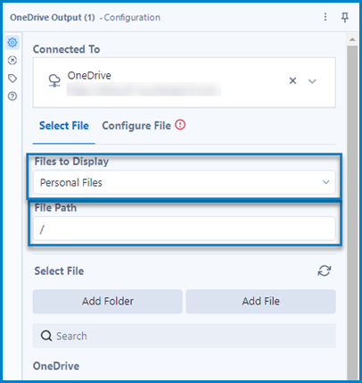 Alteryx Designer: OneDrive Output Error: File name or File name by ...