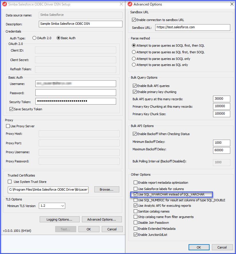 Double byte characters are garbled when connecting to Salesforce with ...