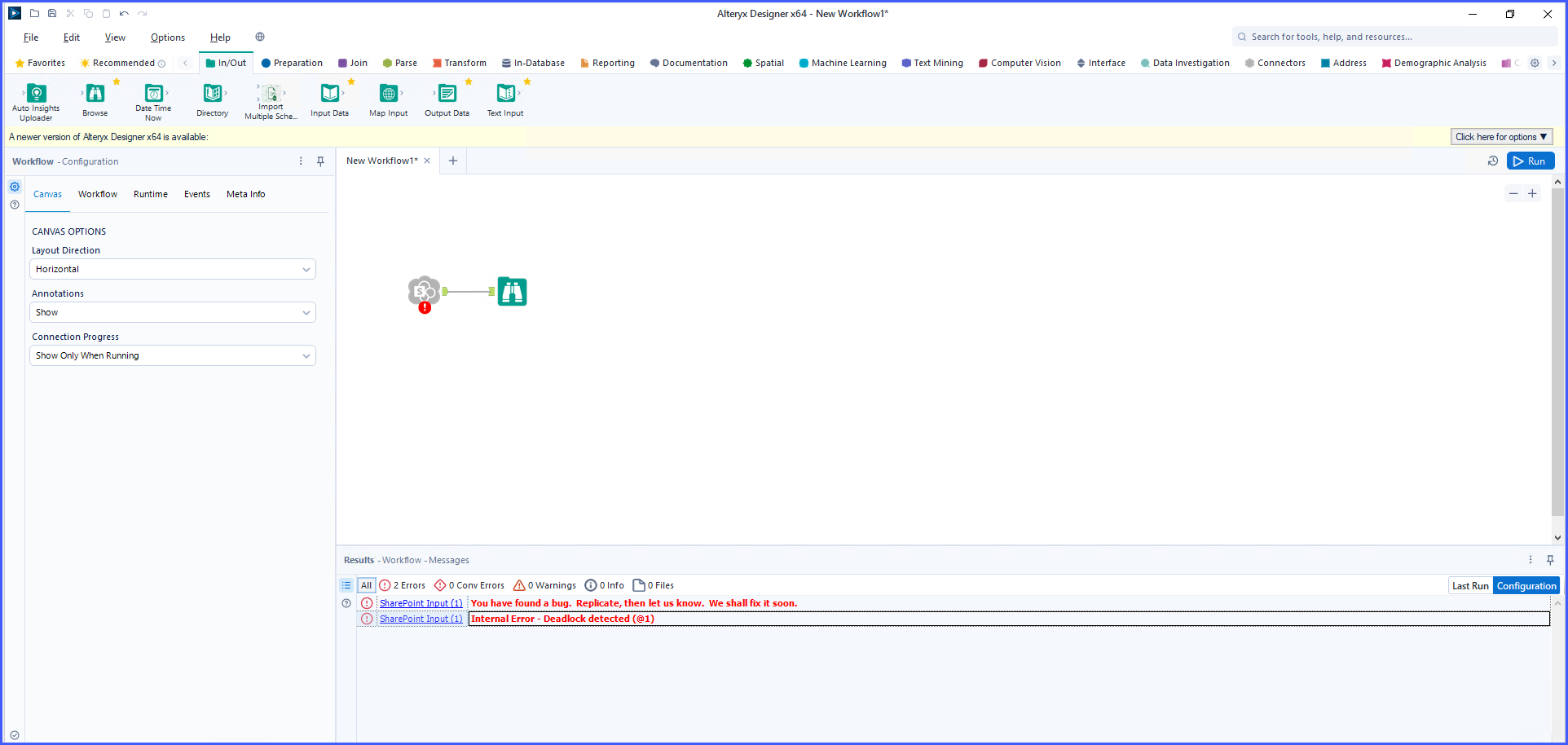 SharePoint Error code 500: Server got itself in trouble