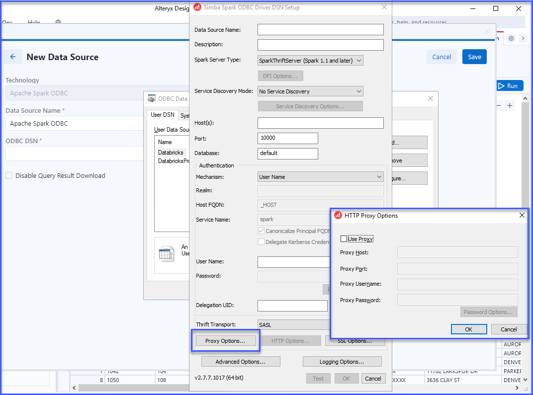 How to connect Alteryx Designer Input Data Tool to Databricks through ...