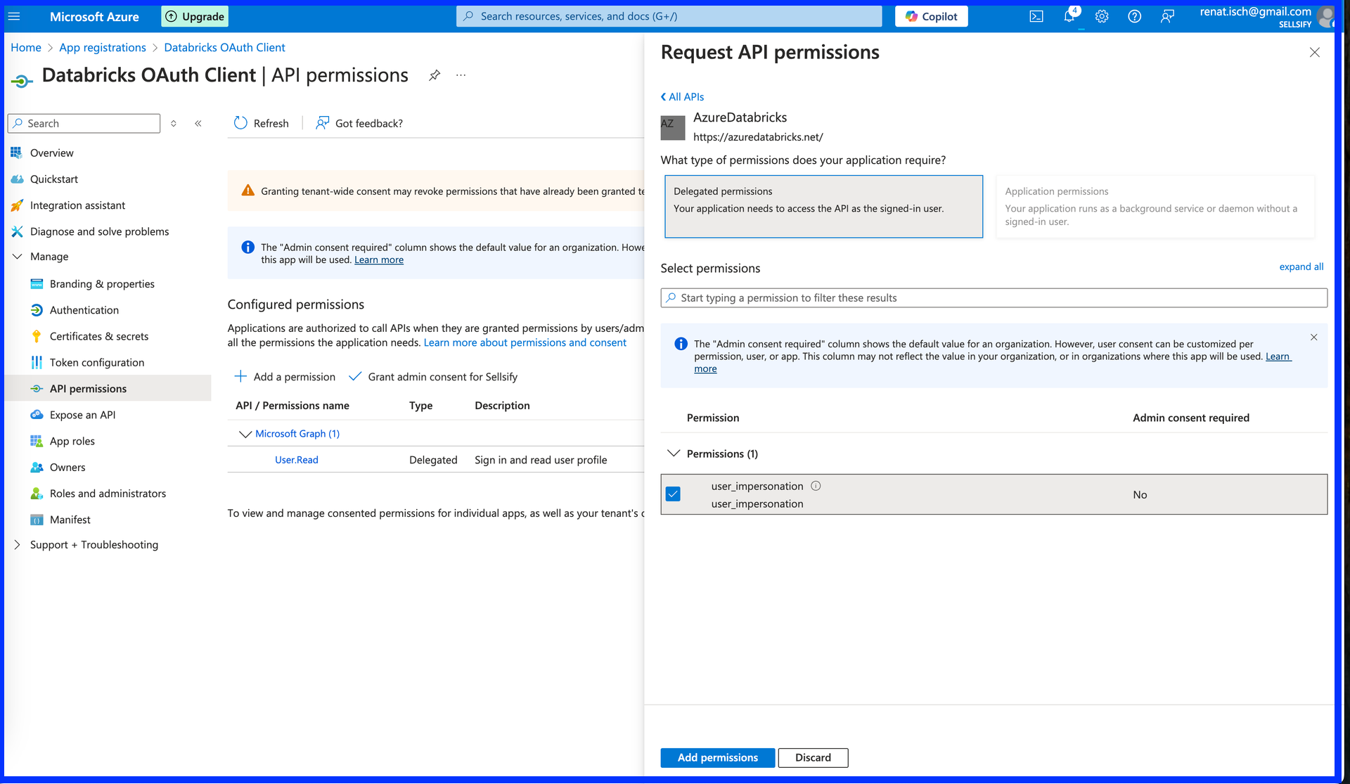 Access Azure Databricks data with your Entra ID from Alteryx One