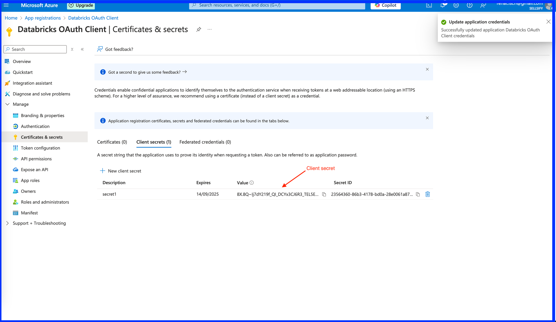 Access Azure Databricks data with your Entra ID from Alteryx One
