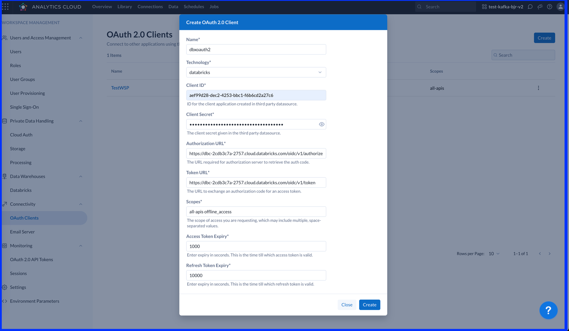 Access Databricks data with native OAuth from Alteryx One